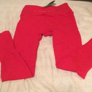 Alphalete revival leggings in formula red size M